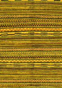 Oriental Yellow Modern Rug, abs2245yw