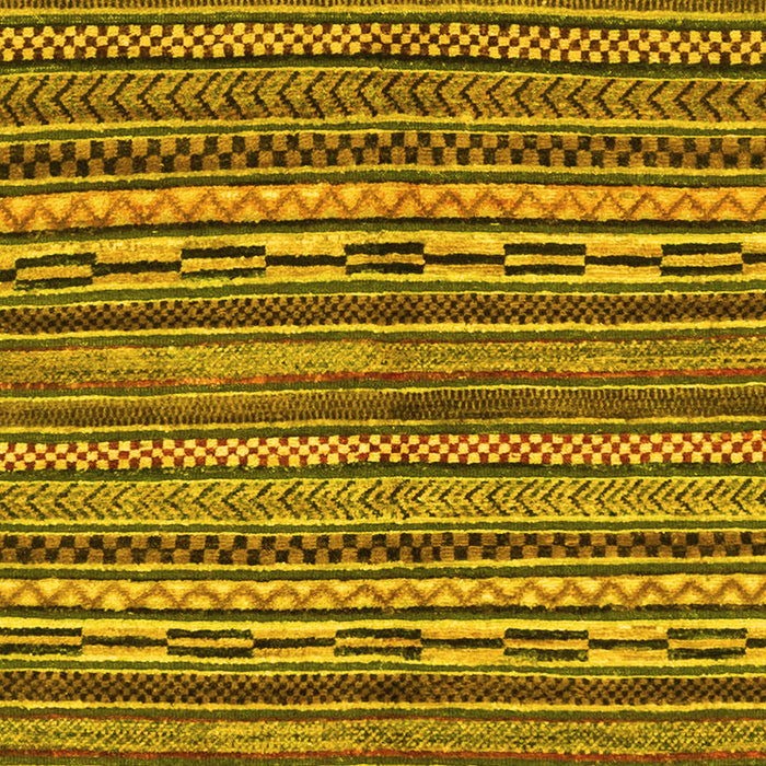 Oriental Yellow Modern Rug, abs2245yw