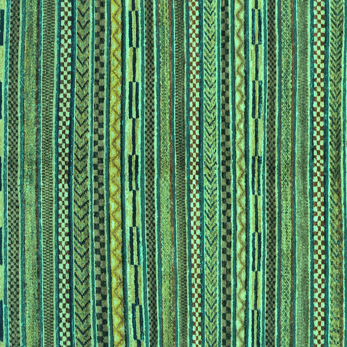 Square Oriental Turquoise Modern Rug, abs2245turq