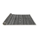 Sideview of Oriental Gray Modern Rug, abs2245gry