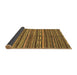 Sideview of Oriental Brown Modern Rug, abs2245brn