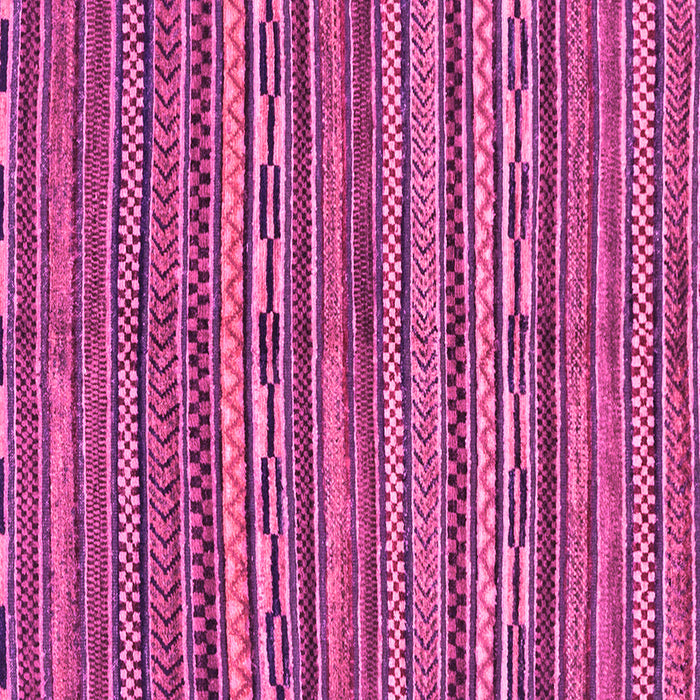 Square Machine Washable Oriental Pink Modern Rug, wshabs2245pnk