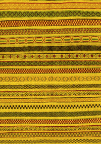 Oriental Yellow Modern Rug, abs2246yw