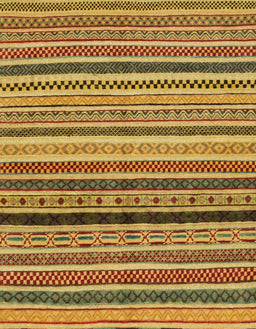 Abstract Yellow Oriental Rug, abs2246