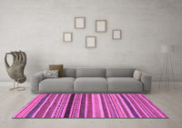 Machine Washable Oriental Purple Modern Rug, wshabs2246pur