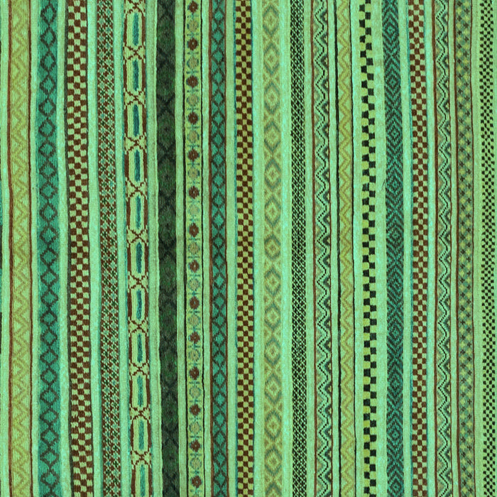 Square Oriental Turquoise Modern Rug, abs2246turq