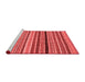 Modern Red Washable Rugs