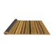 Sideview of Oriental Brown Modern Rug, abs2246brn