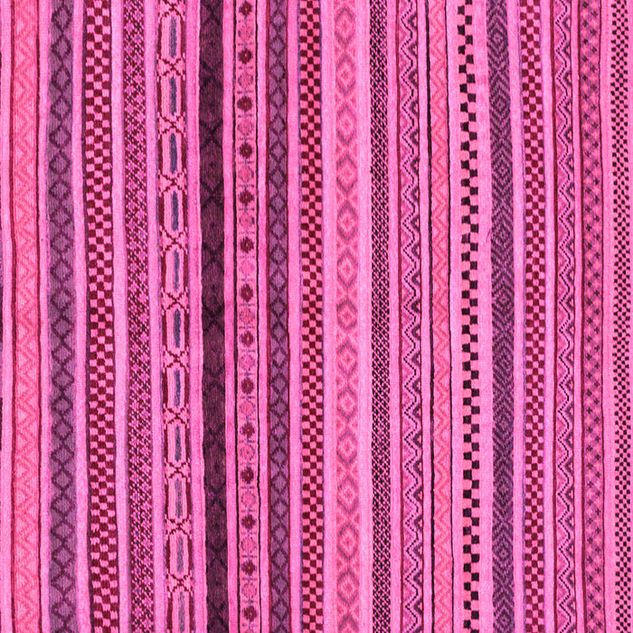 Square Machine Washable Oriental Pink Modern Rug, wshabs2246pnk