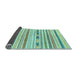 Sideview of Oriental Light Blue Modern Rug, abs2247lblu