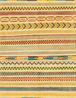 Machine Washable Abstract Cinnamon Brown Rug, wshabs2247