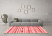 Modern Red Washable Rugs