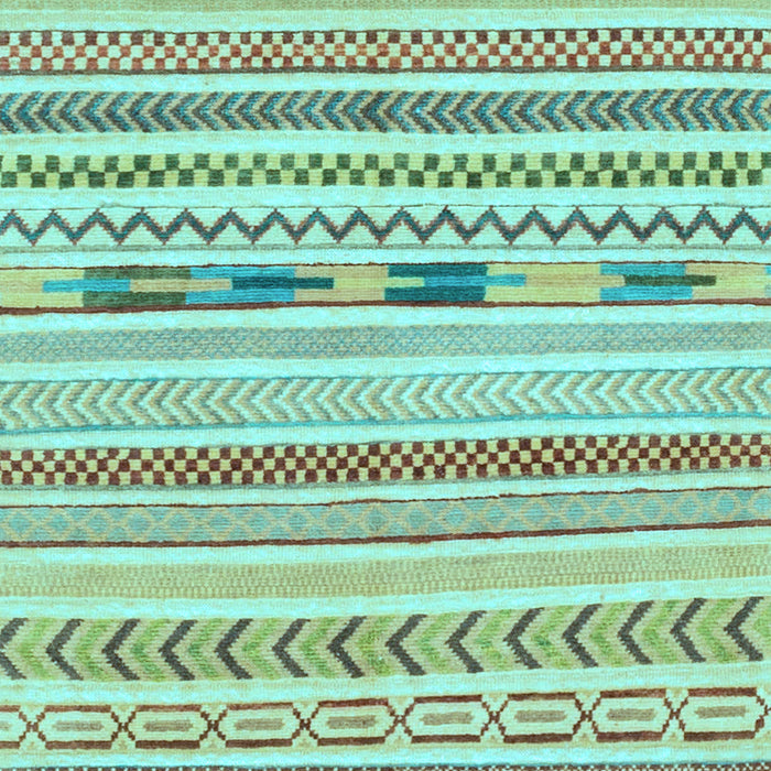 Machine Washable Oriental Light Blue Modern Rug, wshabs2247lblu