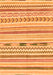 Oriental Orange Modern Rug, abs2247org