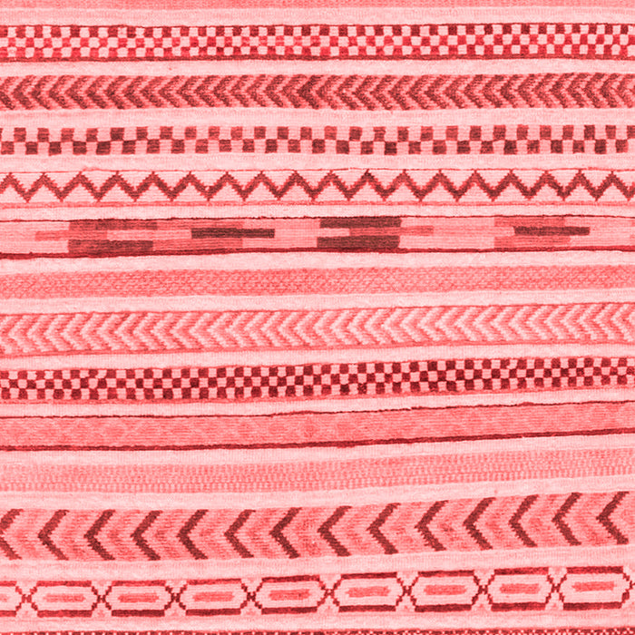 Machine Washable Oriental Red Modern Rug, wshabs2247red