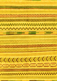 Oriental Yellow Modern Rug, abs2247yw