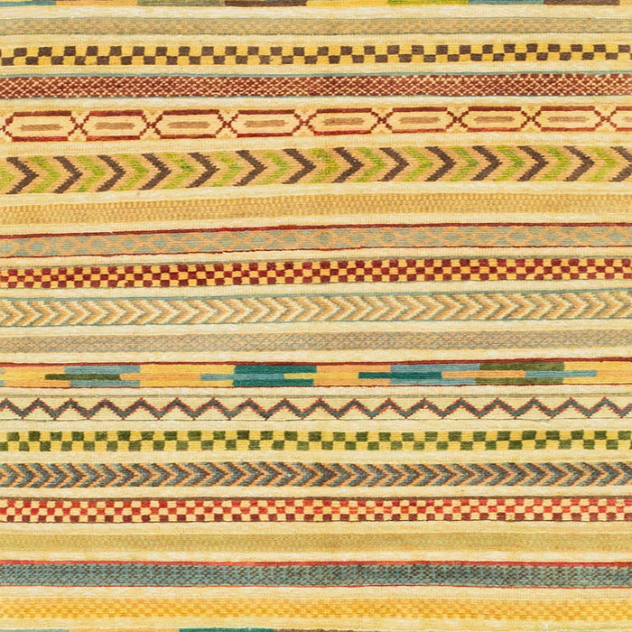 Square Machine Washable Abstract Cinnamon Brown Rug, wshabs2247