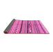 Sideview of Oriental Pink Modern Rug, abs2248pnk