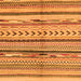 Square Oriental Orange Modern Rug, abs2248org