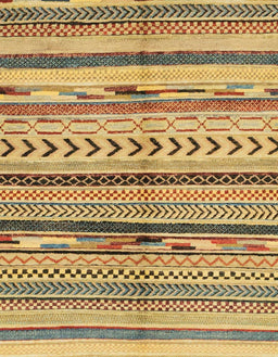 Abstract Light Brown Oriental Rug, abs2248