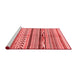 Modern Red Washable Rugs