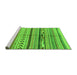 Sideview of Machine Washable Oriental Green Modern Area Rugs, wshabs2248grn