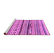 Sideview of Machine Washable Oriental Purple Modern Area Rugs, wshabs2248pur