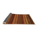 Sideview of Oriental Orange Modern Rug, abs2249org