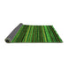 Sideview of Oriental Green Modern Rug, abs2249grn