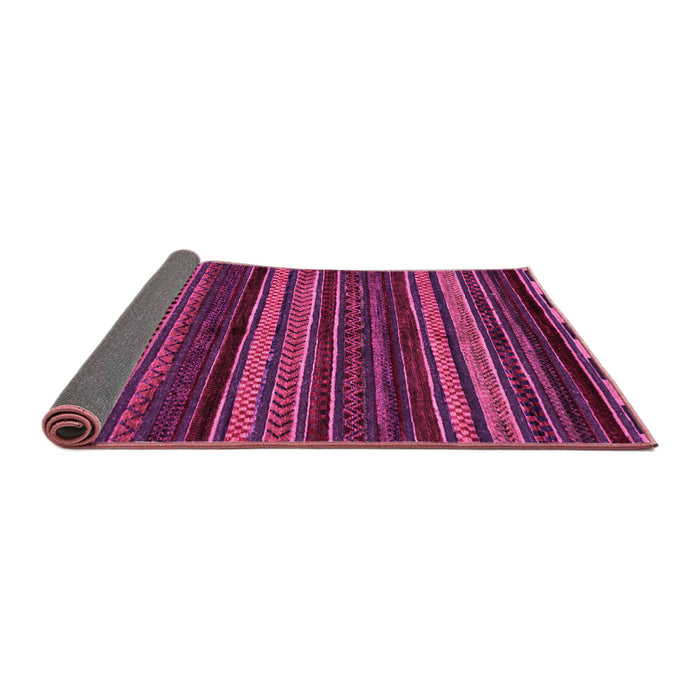Sideview of Oriental Pink Modern Rug, abs2249pnk