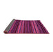 Sideview of Oriental Pink Modern Rug, abs2249pnk