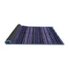 Sideview of Oriental Blue Modern Rug, abs2249blu