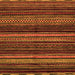 Square Oriental Orange Modern Rug, abs2249org