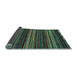 Sideview of Oriental Light Blue Modern Rug, abs2249lblu