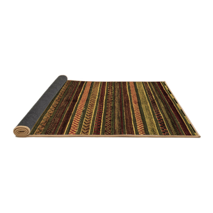 Sideview of Oriental Brown Modern Rug, abs2249brn