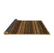 Sideview of Oriental Brown Modern Rug, abs2249brn