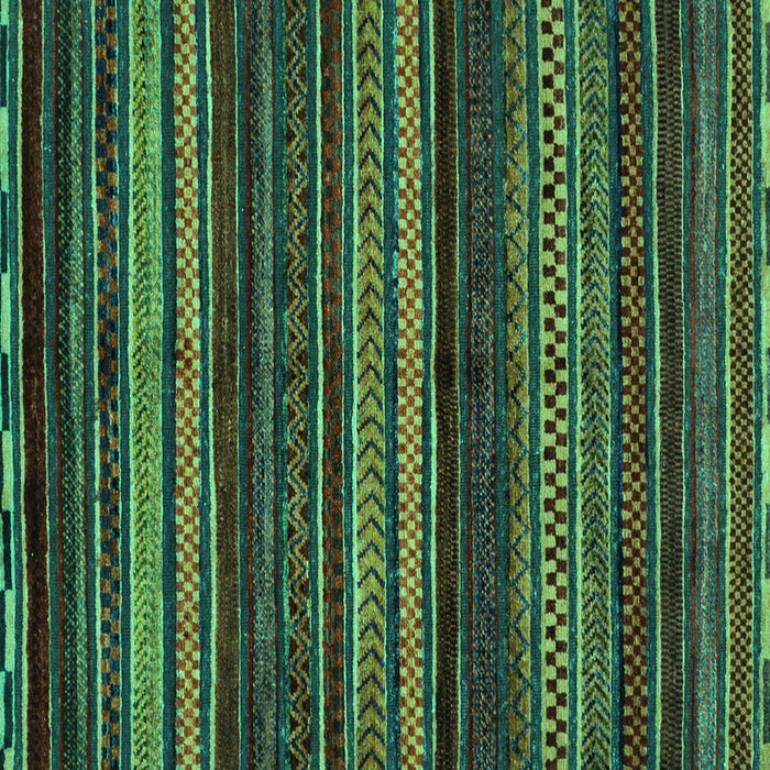 Square Oriental Turquoise Modern Rug, abs2249turq