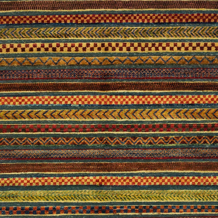 Machine Washable Abstract Vermilion Red Rug, wshabs2249