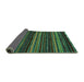 Sideview of Oriental Turquoise Modern Rug, abs2249turq