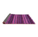 Sideview of Oriental Purple Modern Rug, abs2249pur