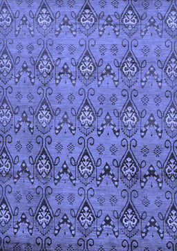 Abstract Blue Modern Rug, abs224blu