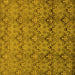 Square Abstract Yellow Modern Rug, abs224yw