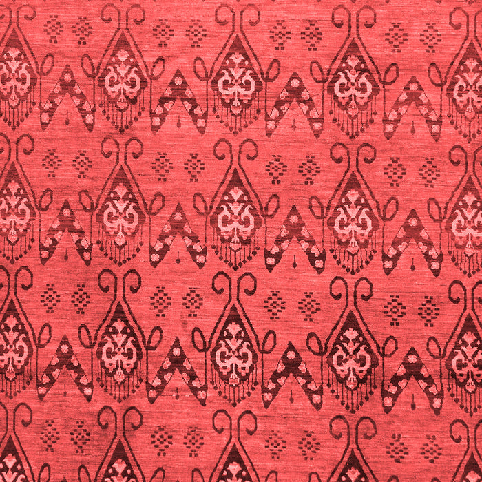 Machine Washable Abstract Red Modern Rug, wshabs224red