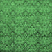 Square Machine Washable Abstract Emerald Green Modern Area Rugs, wshabs224emgrn