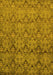 Machine Washable Abstract Yellow Modern Rug, wshabs224yw