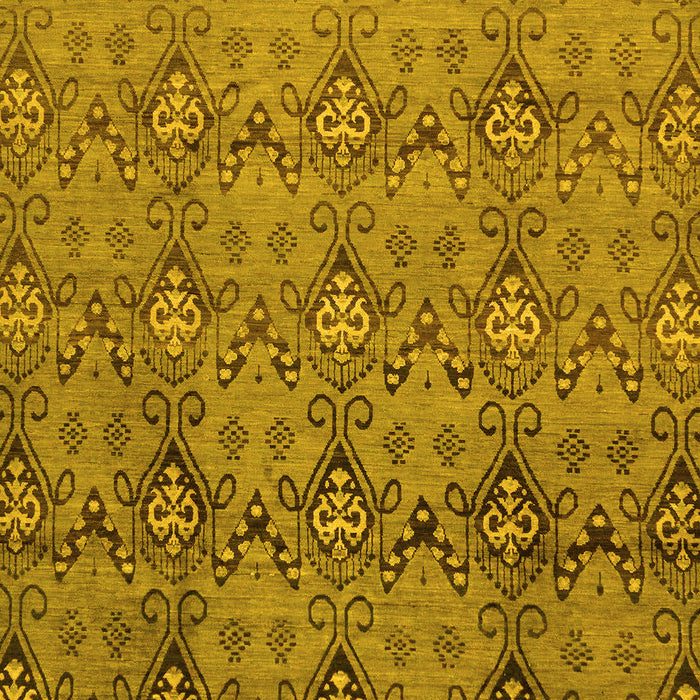 Machine Washable Abstract Yellow Modern Rug, wshabs224yw