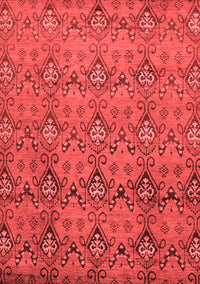 Abstract Red Modern Rug, abs224red