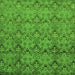 Square Machine Washable Abstract Green Modern Area Rugs, wshabs224grn