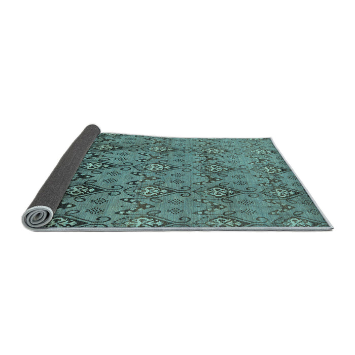 Sideview of Abstract Light Blue Modern Rug, abs224lblu