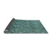 Sideview of Abstract Light Blue Modern Rug, abs224lblu